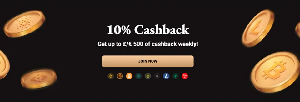 LegionBet bonus and cashback section